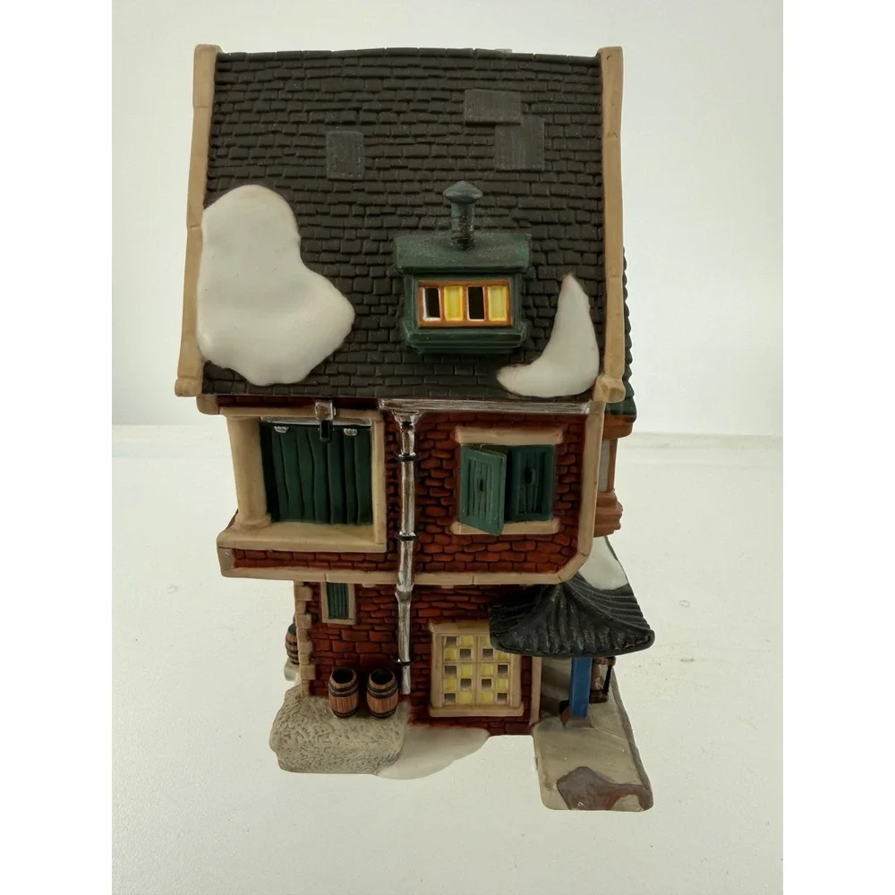 Department 56 Dickens Village The China Trader Lighted Porcelain Christmas Villa